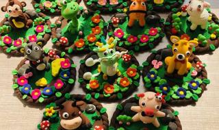 用黏土做的手工 粘土手工简单小动物